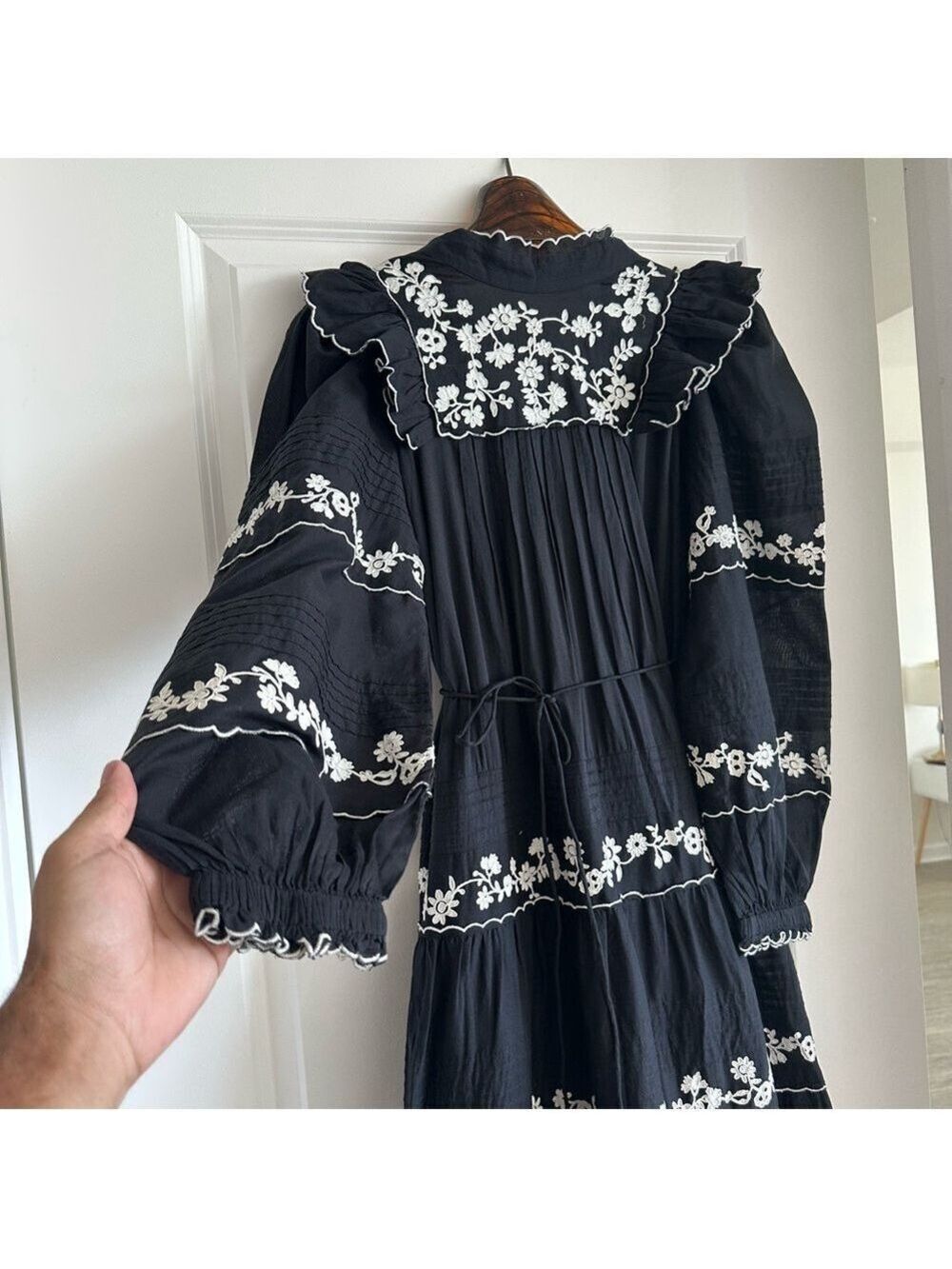 Farm Rio Embroidered Maxi Dress - Picture 2 of 6